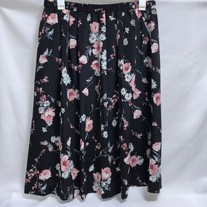Skirt with elastic waistband